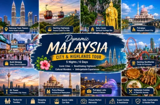 Dynamic Malaysia City & Highlands Tour