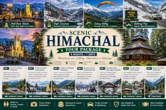 Scenic Himachal Tour Package (Shimla & Manali)