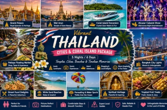 Vibrant Thailand Cities & Coral Island Package